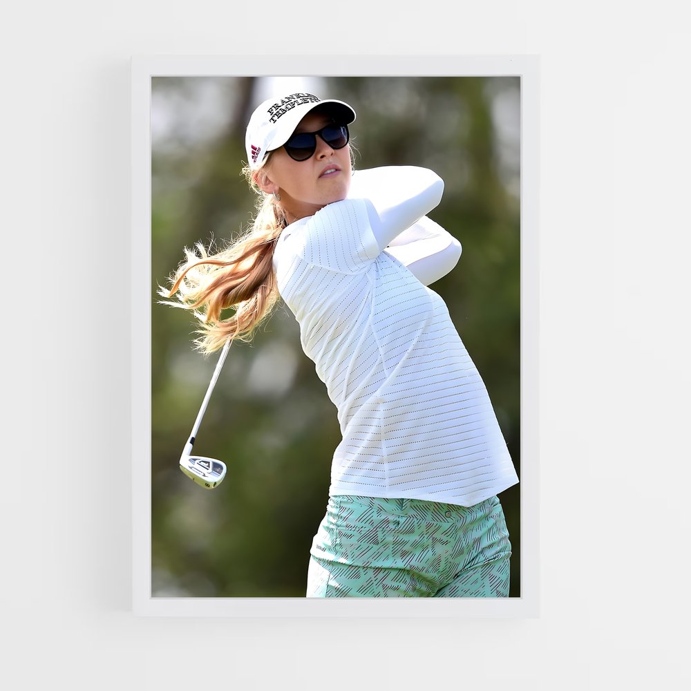 Poster Jessica korda – affiche Golf (vue 3)